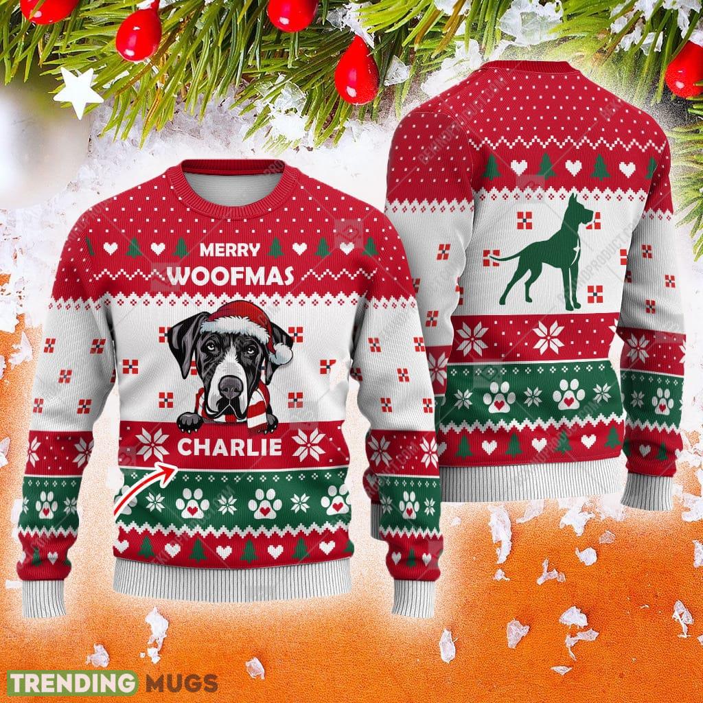 Custom Name Great Dane Dog Paw Heart Animal Merry-making Ugly Sweater New For Family Holidays Christmas - Custom Name Great Dane Dog Paw Heart Animal Merry-making Ugly Sweater New For Family Holidays Christmas Custom Name Great Dane Dog Paw Heart Animal Merry-making Ugly Sweater New For Family Holidays Christmas - Custom Name Great Dane Dog Paw Heart Animal Merry-making Ugly Sweater New For Family Holidays Christmas