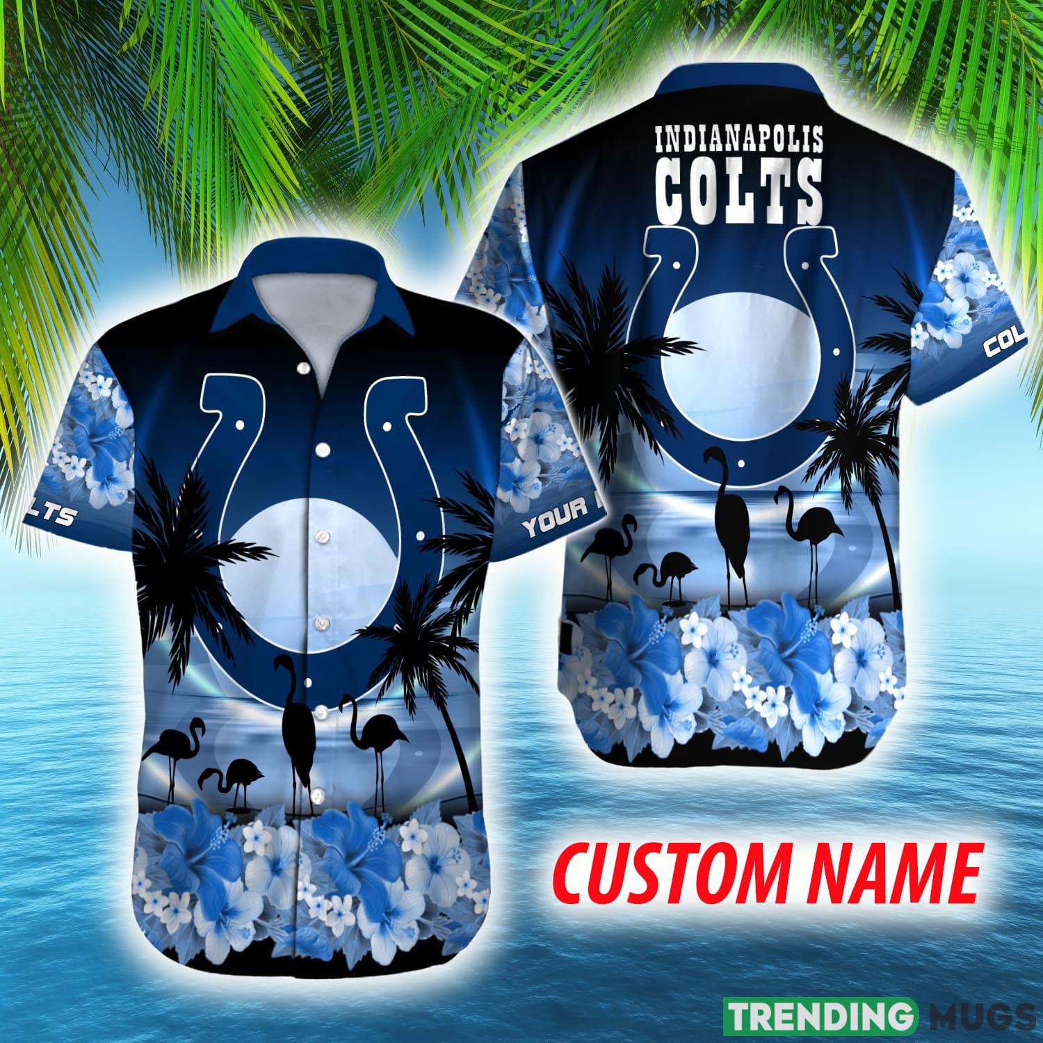 Custom Name Indianapolis Colts NFL Flamingo Hibiscus For Men And Women Gift Fans Hawaiian Shirt - Custom Name Indianapolis Colts NFL Flamingo Hibiscus For Men And Women Gift Fans Hawaiian Shirt Custom Name Indianapolis Colts NFL Flamingo Hibiscus For Men And Women Gift Fans Hawaiian Shirt - Custom Name Indianapolis Colts NFL Flamingo Hibiscus For Men And Women Gift Fans Hawaiian Shirt