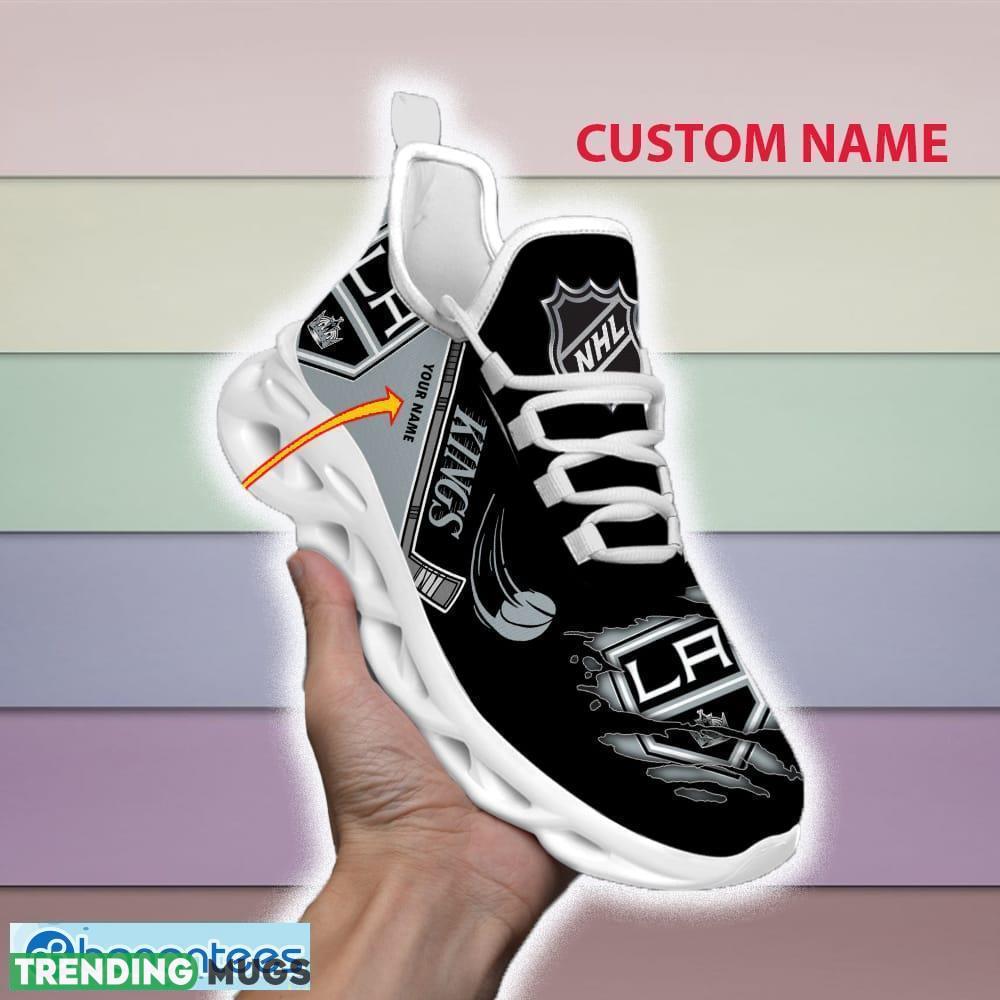 Custom Name Los Angeles Kings NHL Max Soul Shoes For Men And Women Gift For Fan Clunky Sneakers New Max Soul Custom Name Los Angeles Kings NHL Max Soul Shoes For Men And Women Gift For Fan Clunky Sneakers New Max Soul