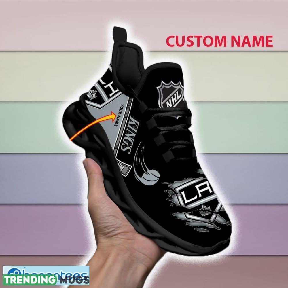 Custom Name Los Angeles Kings NHL Max Soul Shoes For Men And Women Gift For Fan Clunky Sneakers New - Los Angeles Kings NHL Max Soul Shoes_1 Custom Name Los Angeles Kings NHL Max Soul Shoes For Men And Women Gift For Fan Clunky Sneakers New - Los Angeles Kings NHL Max Soul Shoes_1