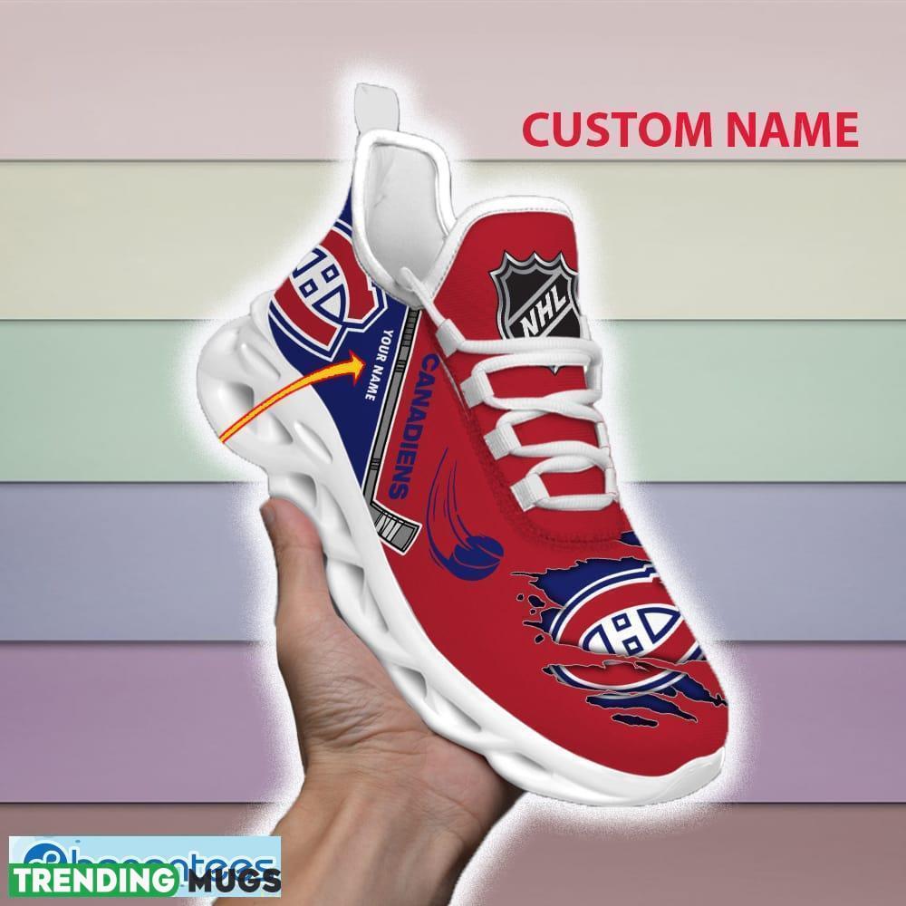 Custom Name Montreal Canadiens NHL Max Soul Shoes For Men And Women Gift For Fan Clunky Sneakers New Max Soul Custom Name Montreal Canadiens NHL Max Soul Shoes For Men And Women Gift For Fan Clunky Sneakers New Max Soul