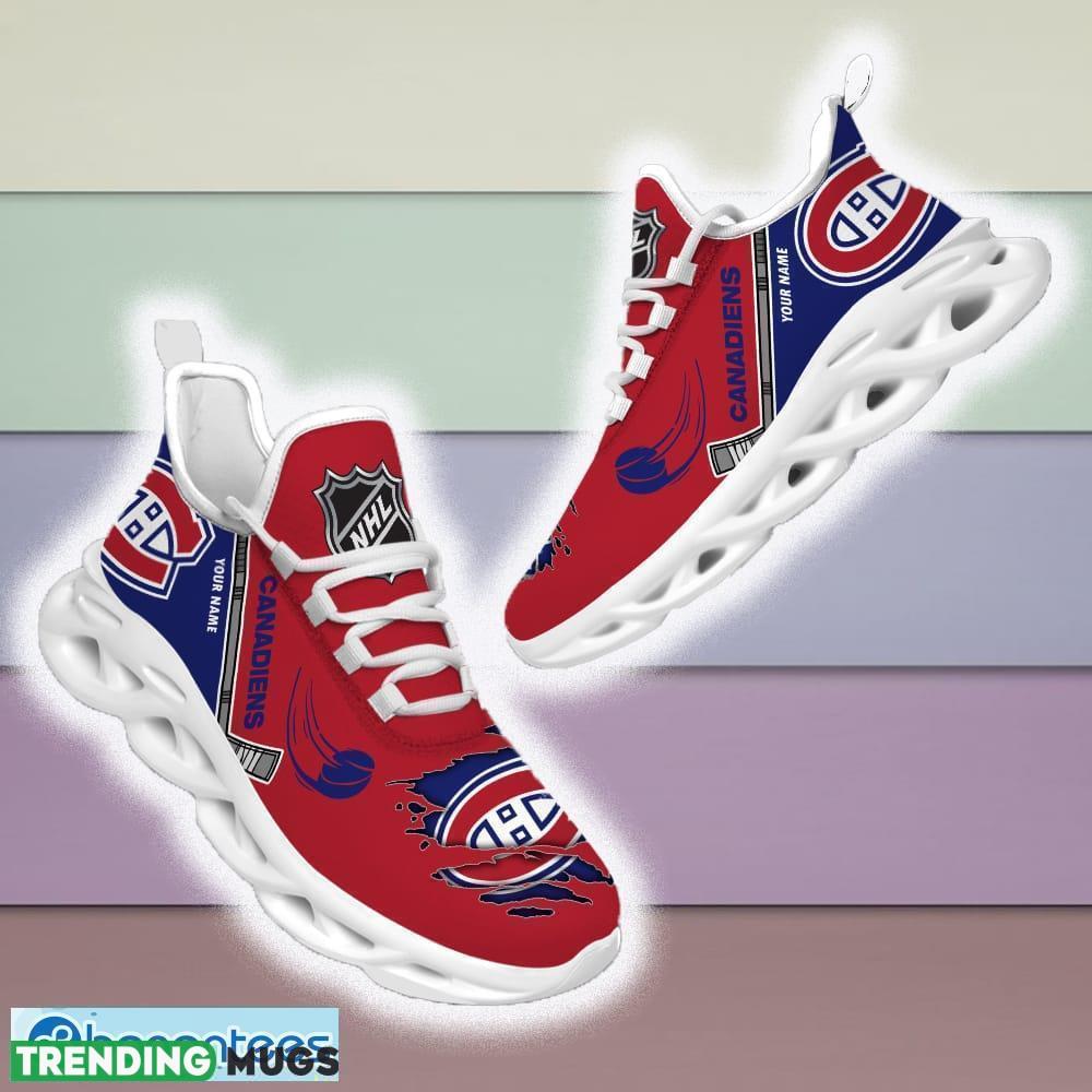 Custom Name Montreal Canadiens NHL Max Soul Shoes For Men And Women Gift For Fan Clunky Sneakers New Max Soul Custom Name Montreal Canadiens NHL Max Soul Shoes For Men And Women Gift For Fan Clunky Sneakers New Max Soul
