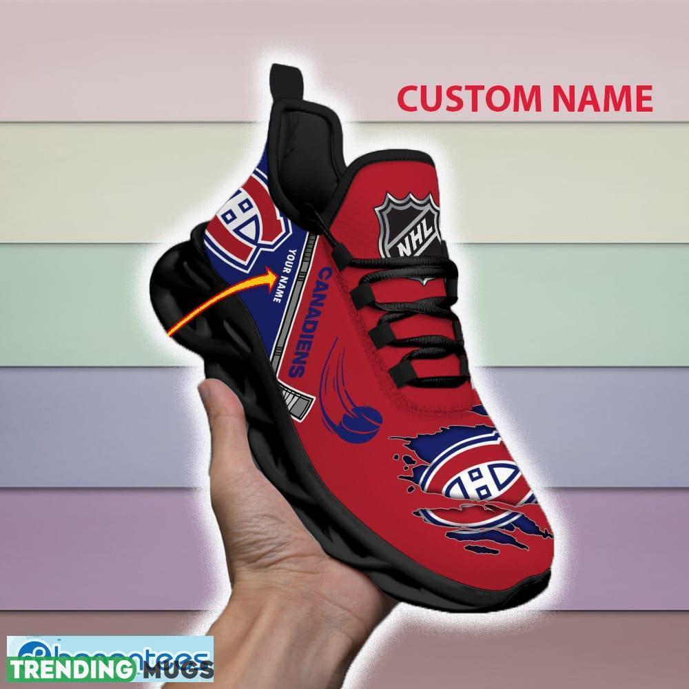 Custom Name Montreal Canadiens NHL Max Soul Shoes For Men And Women Gift For Fan Clunky Sneakers New - Montreal Canadiens NHL Max Soul Shoes_1 Custom Name Montreal Canadiens NHL Max Soul Shoes For Men And Women Gift For Fan Clunky Sneakers New - Montreal Canadiens NHL Max Soul Shoes_1