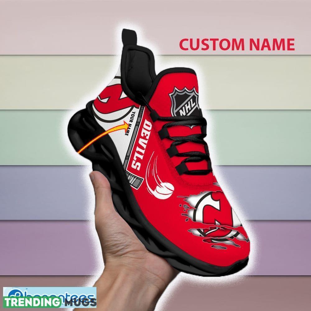 Custom Name New Jersey Devils NHL Max Soul Shoes For Men And Women Gift For Fan Clunky Sneakers New - New Jersey Devils NHL Max Soul Shoes_1 Custom Name New Jersey Devils NHL Max Soul Shoes For Men And Women Gift For Fan Clunky Sneakers New - New Jersey Devils NHL Max Soul Shoes_1