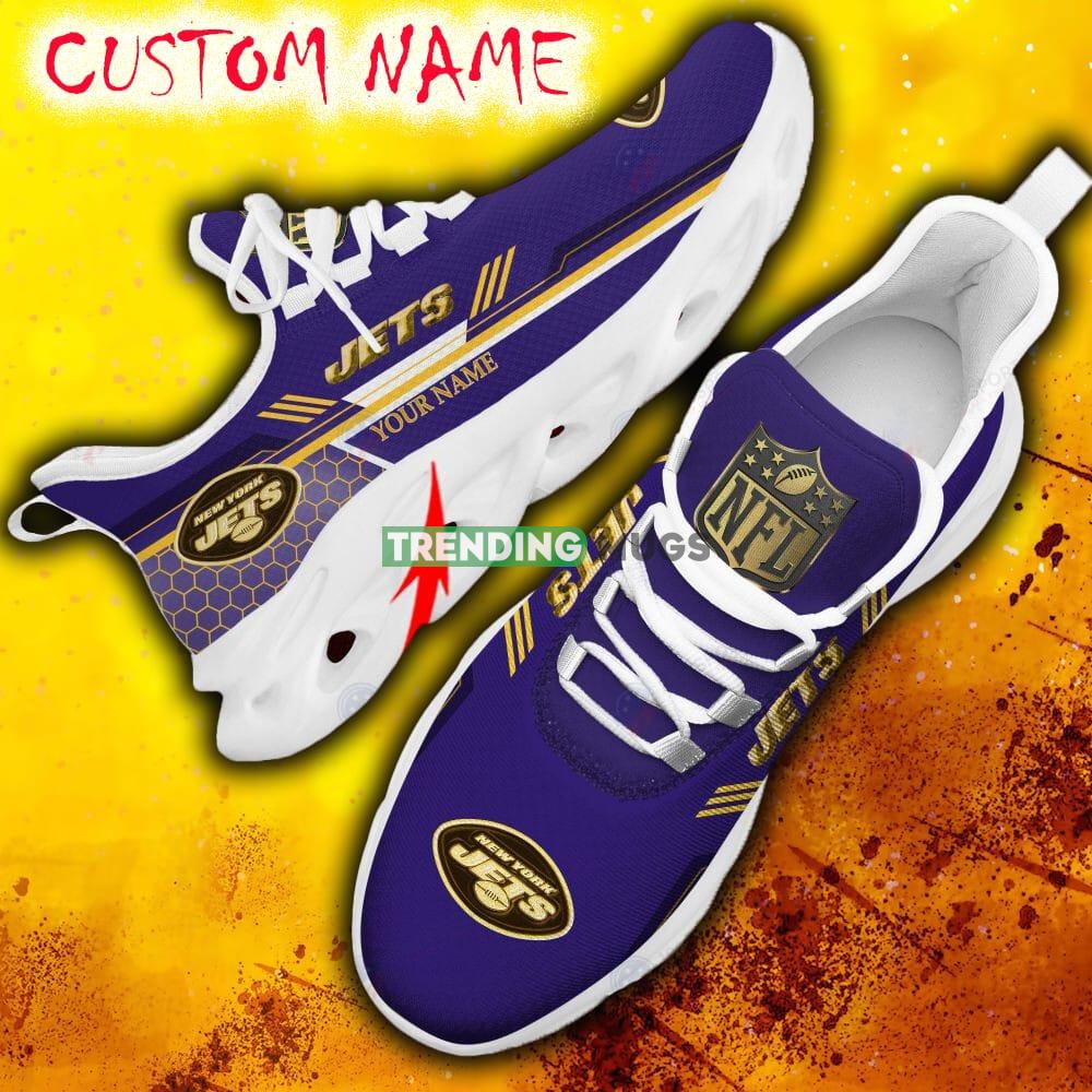 Custom Name New York Jets Purple All Over Printed Max Soul Shoes For Fans Gift Men And Women New Sports Sneakers - New York Jets Chunky Sneakers Best Photo 19 Custom Name New York Jets Purple All Over Printed Max Soul Shoes For Fans Gift Men And Women New Sports Sneakers - New York Jets Chunky Sneakers Best Photo 19