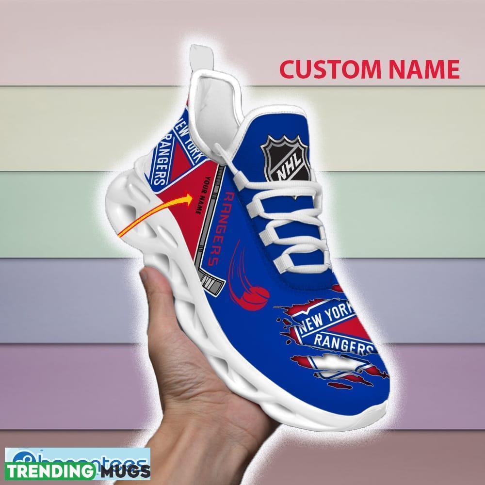Custom Name New York Rangers NHL Max Soul Shoes For Men And Women Gift For Fan Clunky Sneakers New Max Soul Custom Name New York Rangers NHL Max Soul Shoes For Men And Women Gift For Fan Clunky Sneakers New Max Soul
