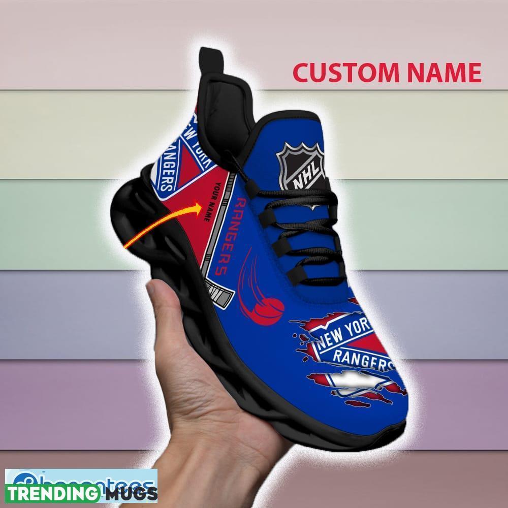 Custom Name New York Rangers NHL Max Soul Shoes For Men And Women Gift For Fan Clunky Sneakers New - New York Rangers NHL Max Soul Shoes_1 Custom Name New York Rangers NHL Max Soul Shoes For Men And Women Gift For Fan Clunky Sneakers New - New York Rangers NHL Max Soul Shoes_1