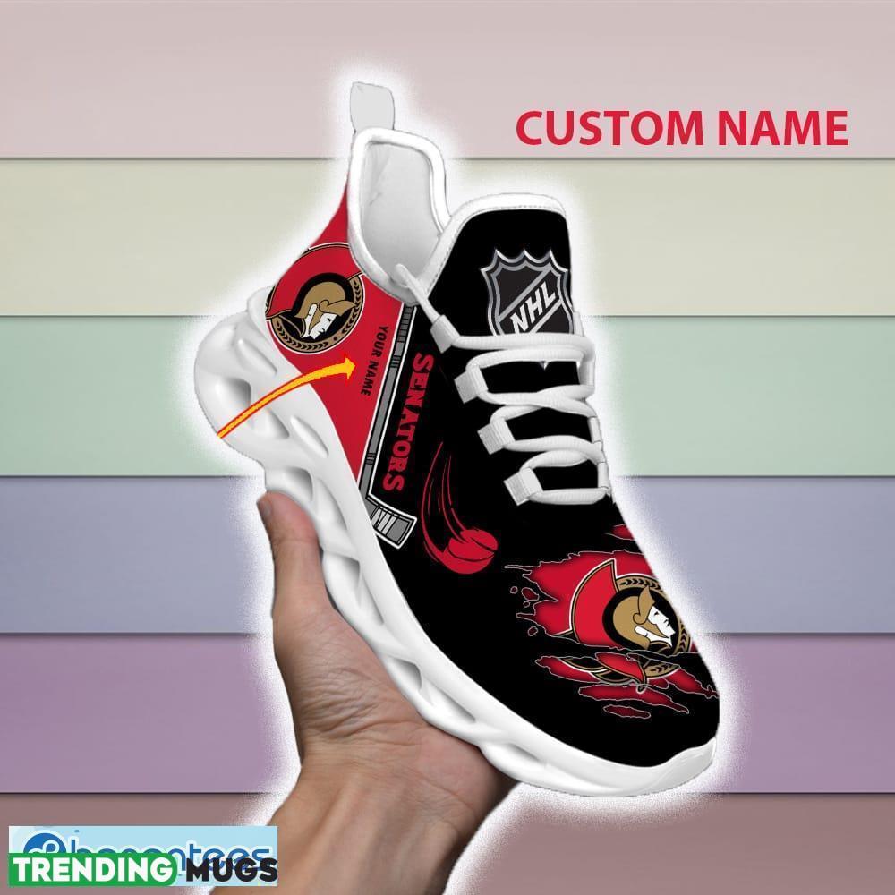 Custom Name Ottawa Senators NHL Max Soul Shoes For Men And Women Gift For Fan Clunky Sneakers New Max Soul Custom Name Ottawa Senators NHL Max Soul Shoes For Men And Women Gift For Fan Clunky Sneakers New Max Soul