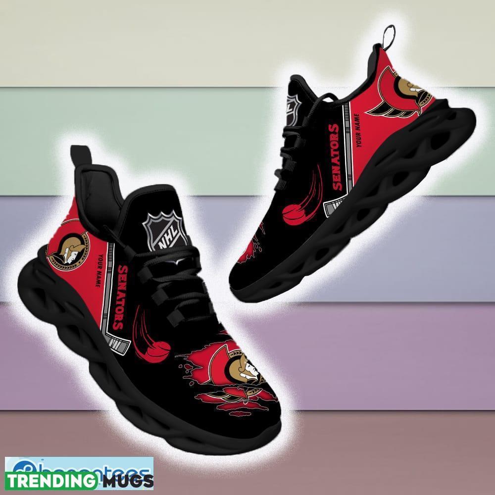 Custom Name Ottawa Senators NHL Max Soul Shoes For Men And Women Gift For Fan Clunky Sneakers New Max Soul Custom Name Ottawa Senators NHL Max Soul Shoes For Men And Women Gift For Fan Clunky Sneakers New Max Soul