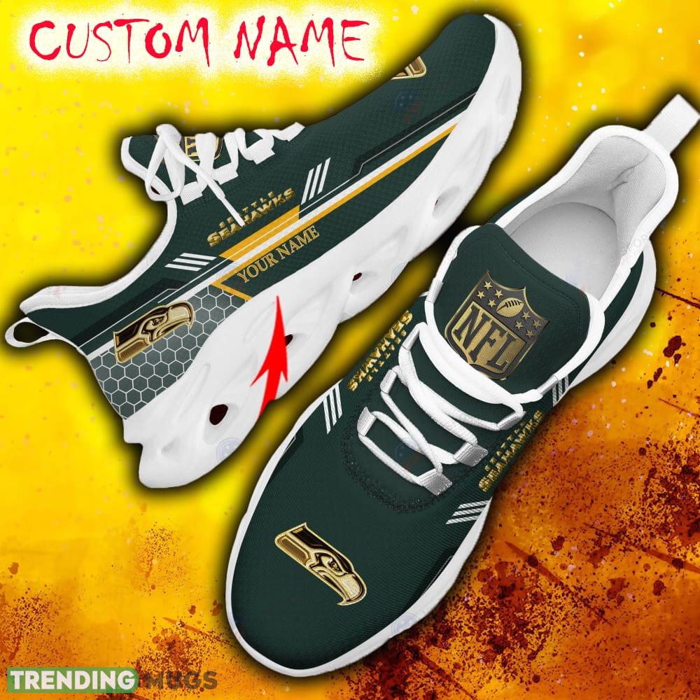 Custom Name Seattle Seahawks Green All Over Printed Max Soul Shoes For Fans Gift Men And Women New Sports Sneakers - Seattle Seahawks Chunky Sneakers Best Photo 15 Custom Name Seattle Seahawks Green All Over Printed Max Soul Shoes For Fans Gift Men And Women New Sports Sneakers - Seattle Seahawks Chunky Sneakers Best Photo 15