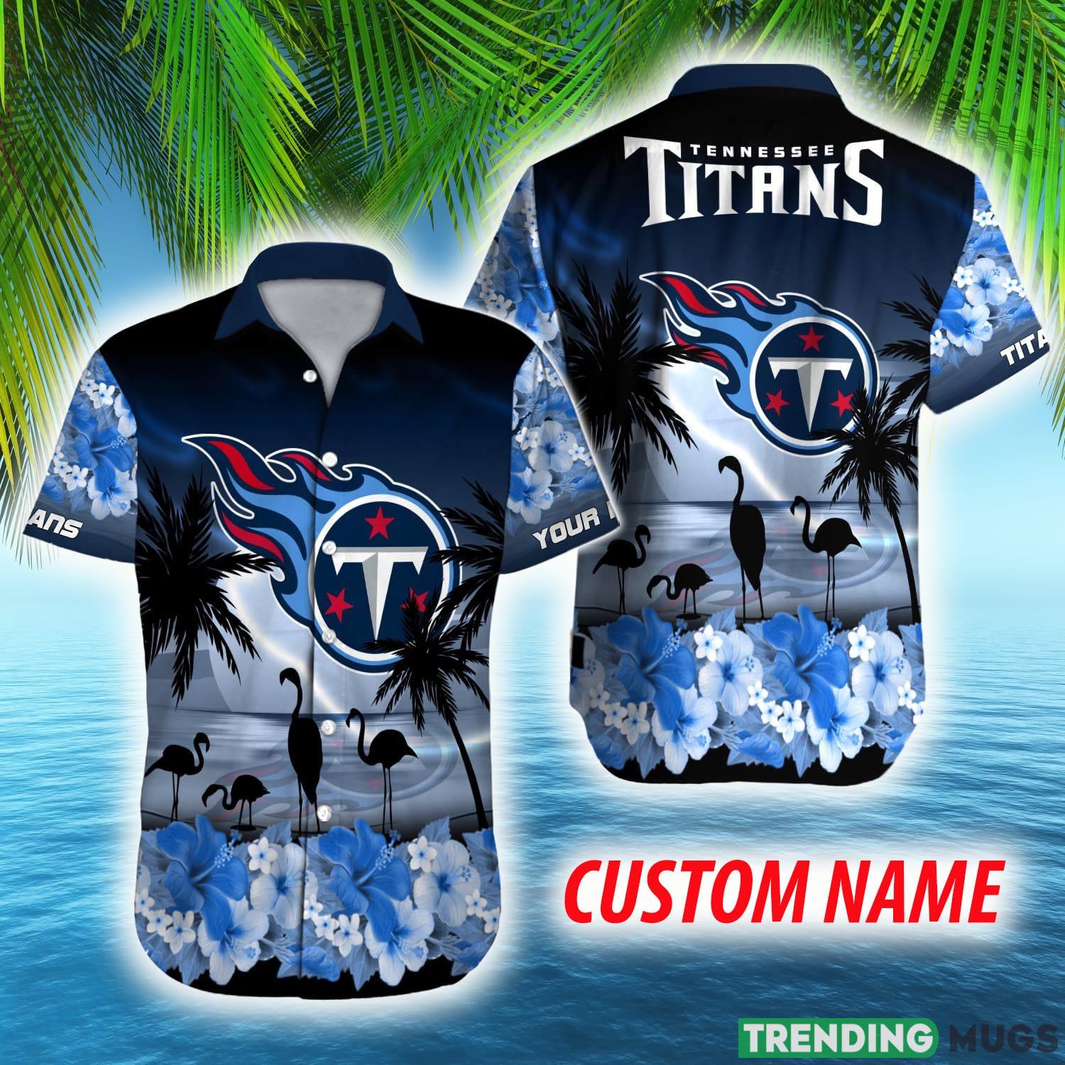 Custom Name Tennessee Titans NFL Flamingo Hibiscus For Men And Women Gift Fans Hawaiian Shirt - Custom Name Tennessee Titans NFL Flamingo Hibiscus For Men And Women Gift Fans Hawaiian Shirt Custom Name Tennessee Titans NFL Flamingo Hibiscus For Men And Women Gift Fans Hawaiian Shirt - Custom Name Tennessee Titans NFL Flamingo Hibiscus For Men And Women Gift Fans Hawaiian Shirt