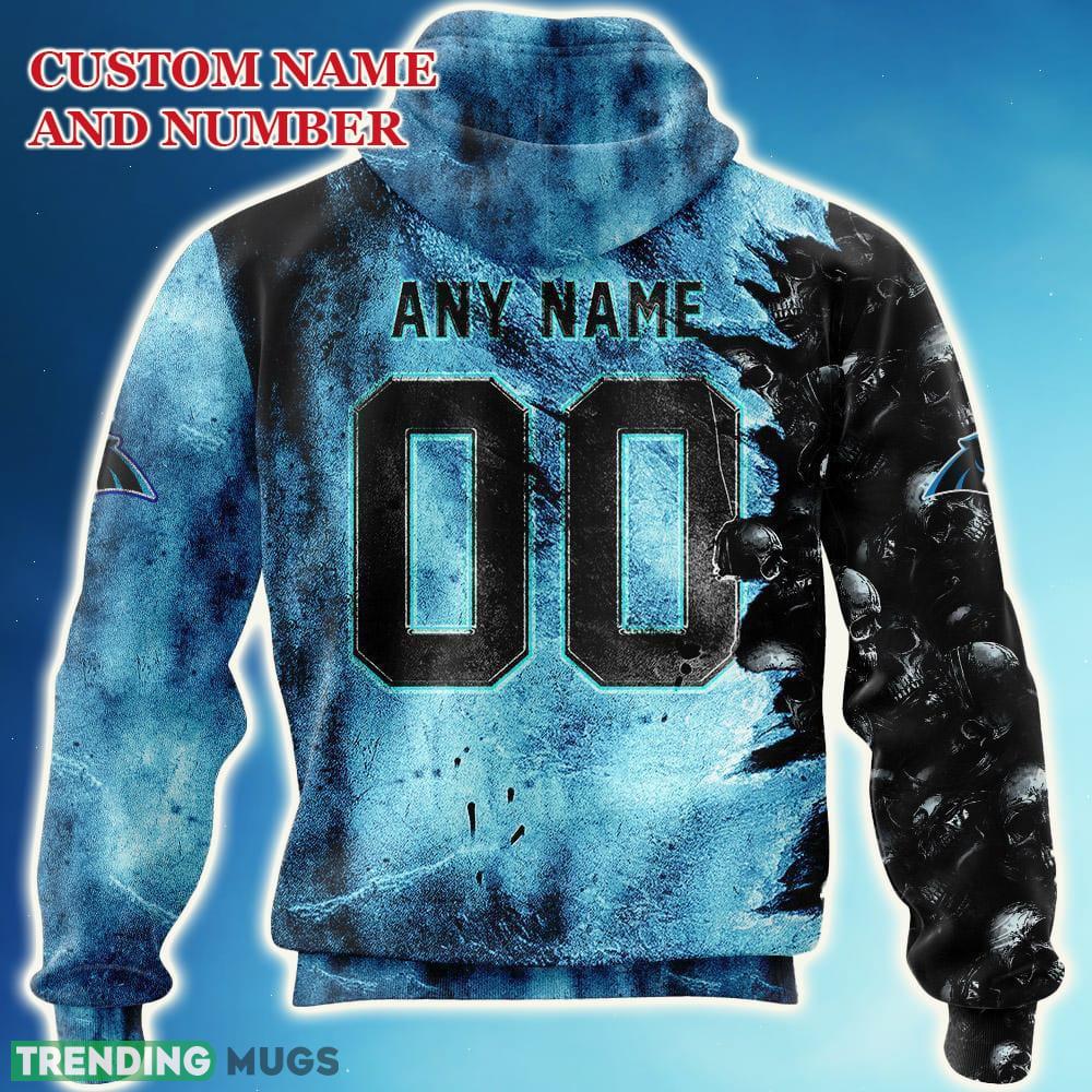 Custom Number And Name Carolina Panthers NFL Skull 3D Hoodie Zip Hoodie For Men And Women Christmas Gift Fans 3D Hoodies Custom Number And Name Carolina Panthers NFL Skull 3D Hoodie Zip Hoodie For Men And Women Christmas Gift Fans 3D Hoodies