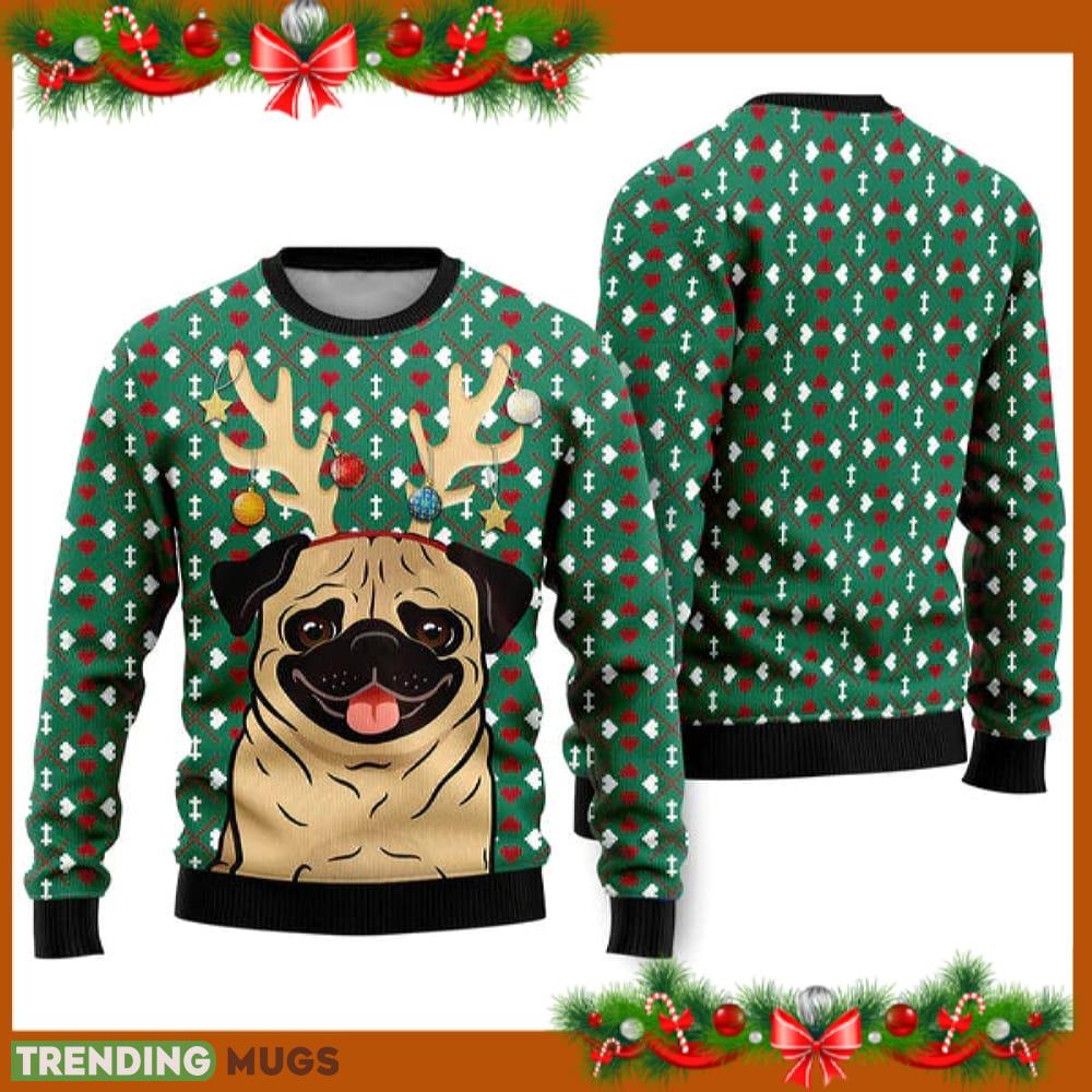 Cute Dog With Reindeer Hord Ugly Christmas Sweater Funny Gift For Men And Women Family Holidays - Cute Dog With Reindeer Hord Ugly Christmas Sweater Funny Gift For Men And Women Family Holidays Cute Dog With Reindeer Hord Ugly Christmas Sweater Funny Gift For Men And Women Family Holidays - Cute Dog With Reindeer Hord Ugly Christmas Sweater Funny Gift For Men And Women Family Holidays