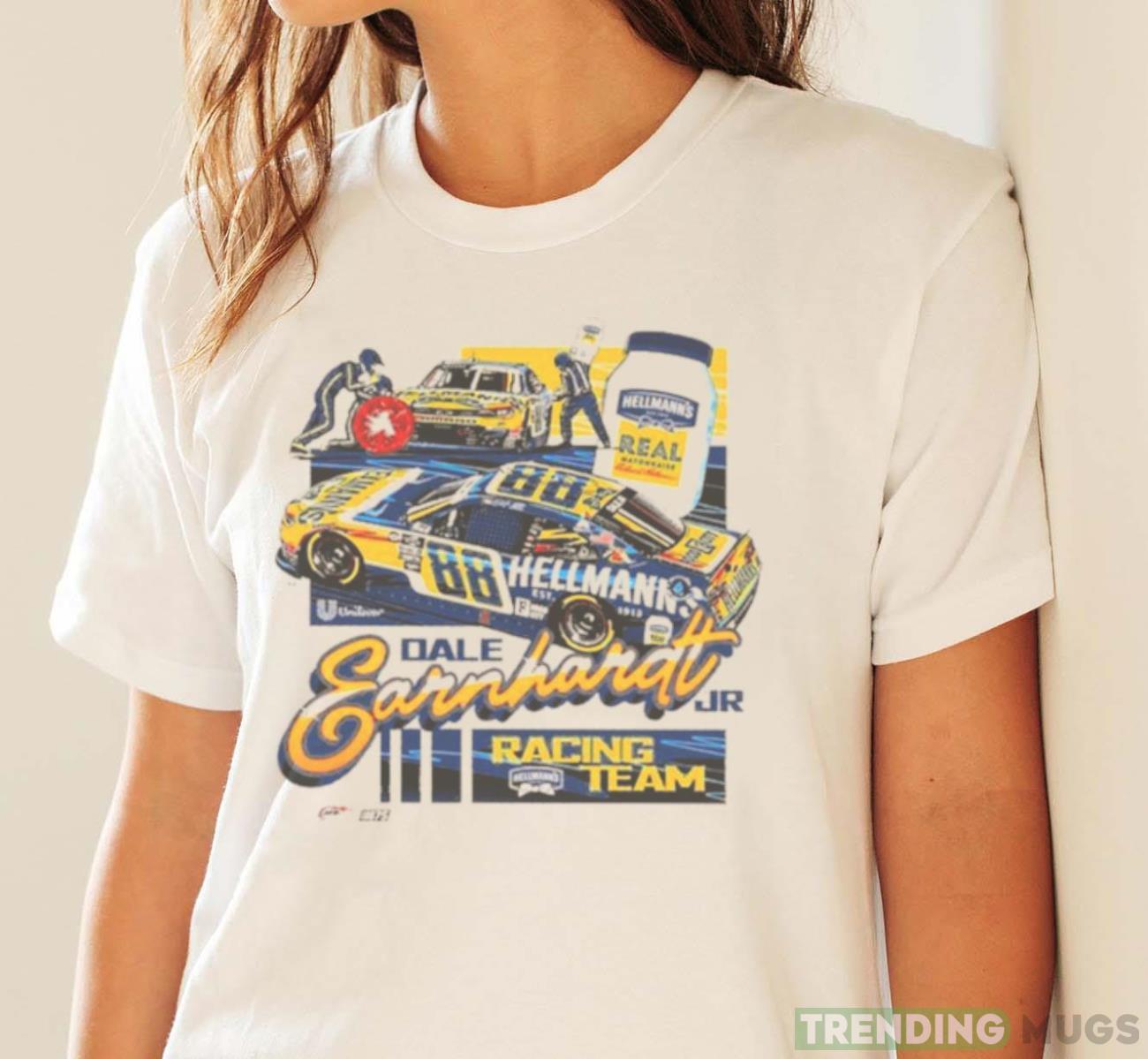 Dale Earnhardt Jr. Jr Motorsports Official Team Apparel Hellmann’s T shirt Light Shirt Dale Earnhardt Jr. Jr Motorsports Official Team Apparel Hellmann’s T shirt Light Shirt