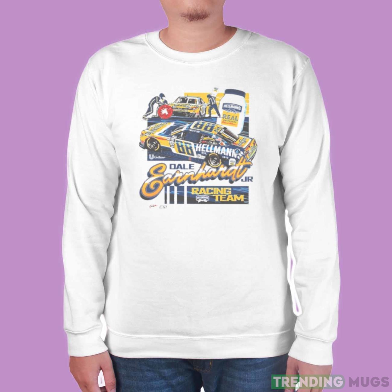 Dale Earnhardt Jr. Jr Motorsports Official Team Apparel Hellmann’s T shirt Light Shirt Dale Earnhardt Jr. Jr Motorsports Official Team Apparel Hellmann’s T shirt Light Shirt