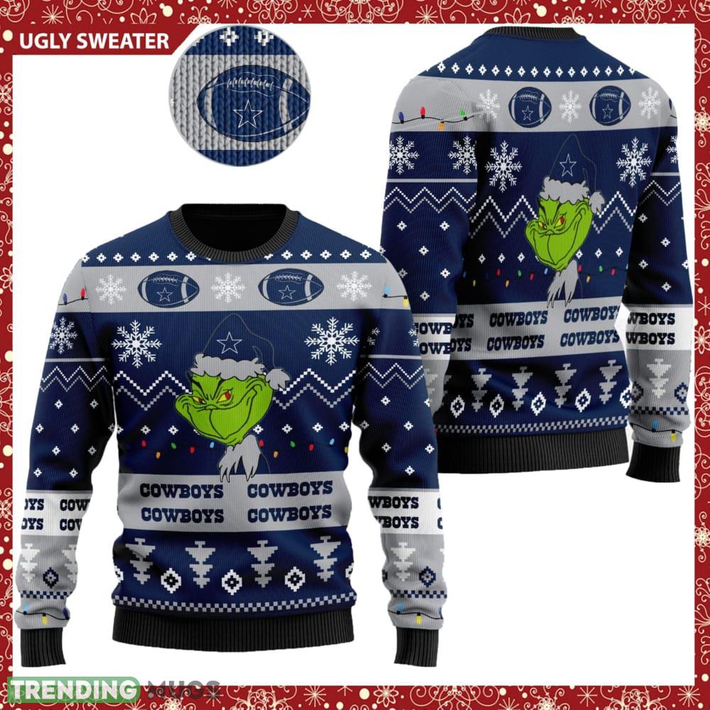 Dallas Cowboys American NFL Football Team Logo Cute Grinch Ugly Christmas Sweater - Dallas Cowboys American NFL Football Team Logo Cute Grinch Ugly Christmas Sweater Dallas Cowboys American NFL Football Team Logo Cute Grinch Ugly Christmas Sweater - Dallas Cowboys American NFL Football Team Logo Cute Grinch Ugly Christmas Sweater