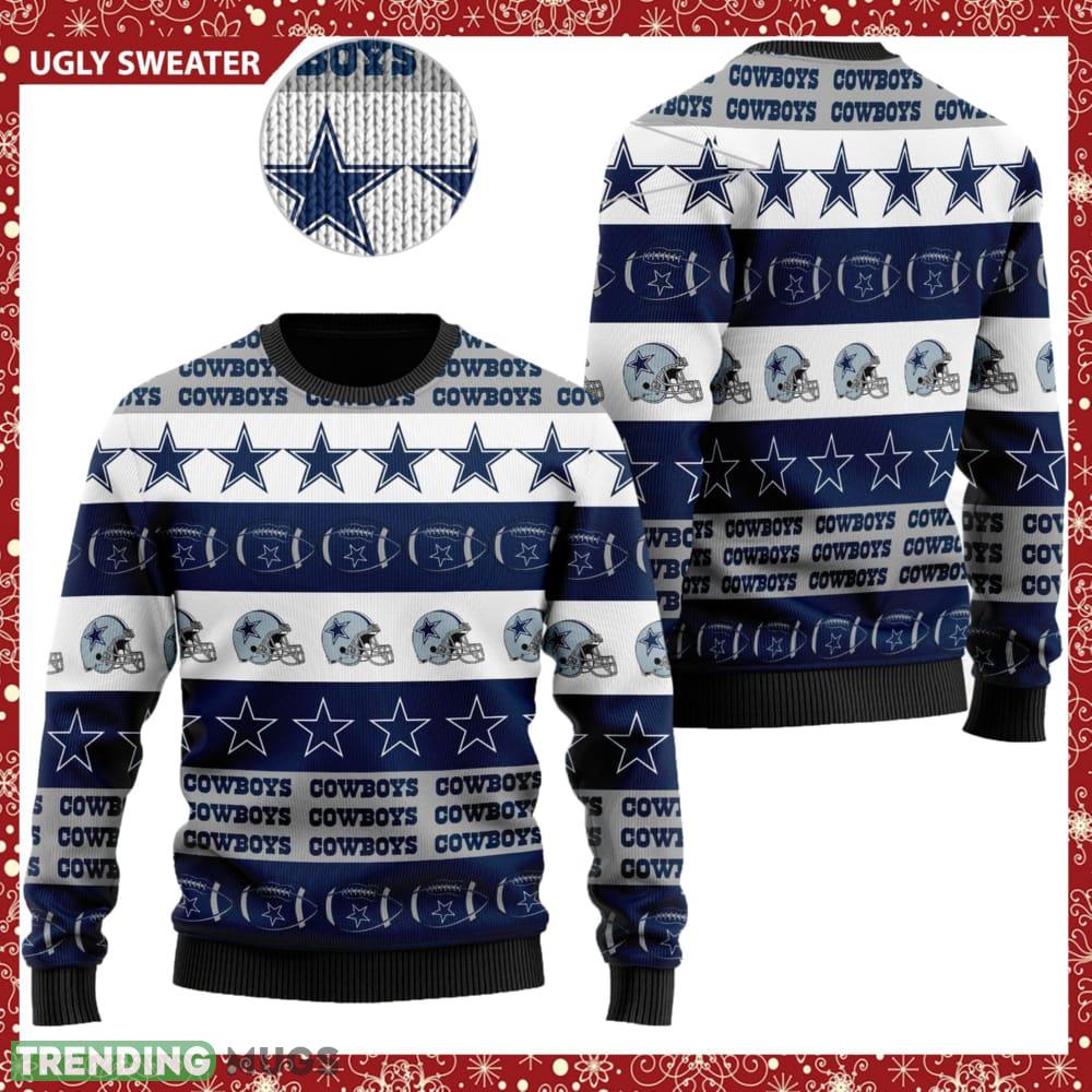 Dallas Cowboys NFL American Football Team Logo Helmet Symbols Ugly Christmas Sweater - Dallas Cowboys NFL American Football Team Logo Helmet Symbols Ugly Christmas Sweater Dallas Cowboys NFL American Football Team Logo Helmet Symbols Ugly Christmas Sweater - Dallas Cowboys NFL American Football Team Logo Helmet Symbols Ugly Christmas Sweater