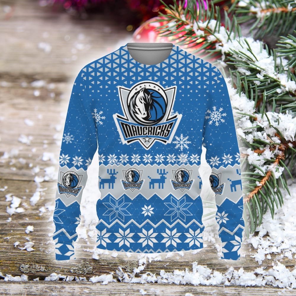 Dallas Mavericks Sports Football American Ugly Christmas Sweater Christmas Gift Holiday Unisex Sweatshirt For Fans 3D Sweater Dallas Mavericks Sports Football American Ugly Christmas Sweater Christmas Gift Holiday Unisex Sweatshirt For Fans 3D Sweater