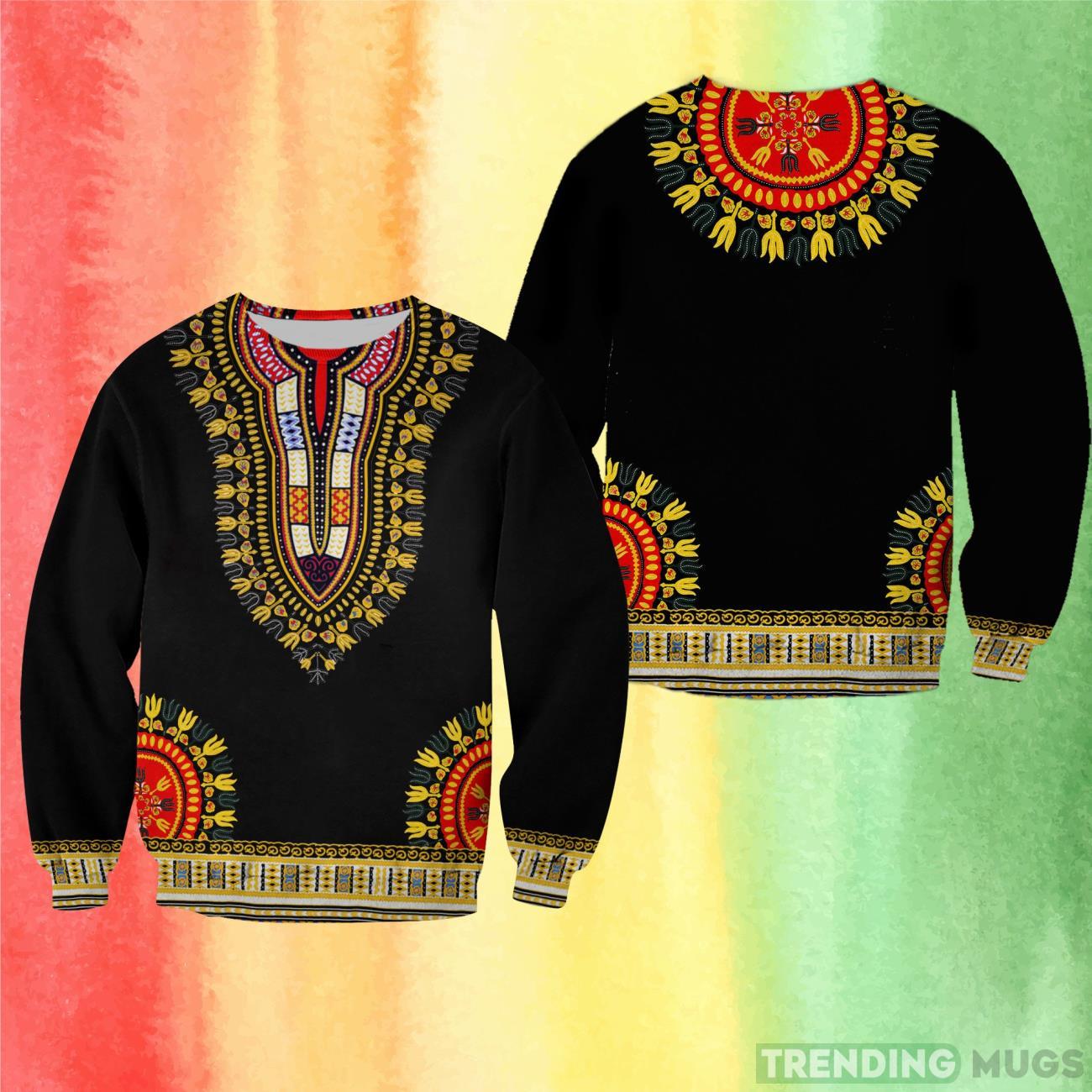 Dashiki Africa African Outfit Ugly Christmas Sweater Product Photo 1 Dashiki Africa African Outfit Ugly Christmas Sweater Product Photo 1