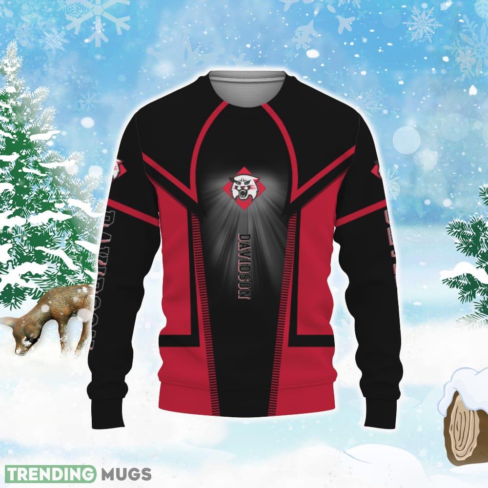 Davidson Wildcats Football American Ugly Xmas 3D Sweater 3D Sweater Davidson Wildcats Football American Ugly Xmas 3D Sweater 3D Sweater