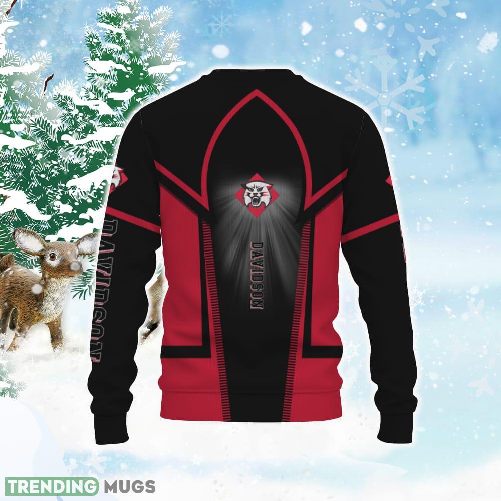 Davidson Wildcats Football American Ugly Xmas 3D Sweater 3D Sweater Davidson Wildcats Football American Ugly Xmas 3D Sweater 3D Sweater