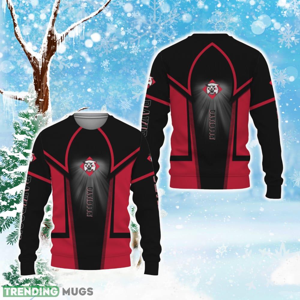 Davidson Wildcats Football American Ugly Xmas 3D Sweater - Davidson Wildcats Football American Ugly Christmas Sweater Photo 1 Davidson Wildcats Football American Ugly Xmas 3D Sweater - Davidson Wildcats Football American Ugly Christmas Sweater Photo 1