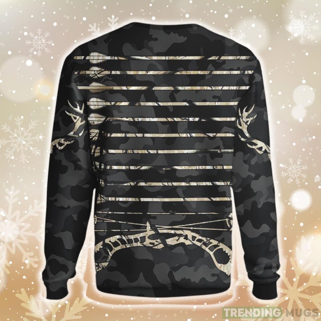 Deer Hunting And Camouflage Arrow Ugly Christmas Sweater 3D Sweater Deer Hunting And Camouflage Arrow Ugly Christmas Sweater 3D Sweater