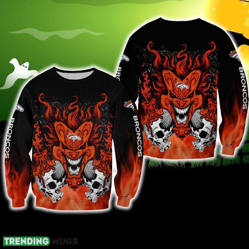 Denver Broncos Clown Halloween Greetings Ugly Sweater For Men And Women Gift Christmas - Denver Broncos Clown Halloween Greetings Ugly Sweater For Men And Women Gift Christmas Denver Broncos Clown Halloween Greetings Ugly Sweater For Men And Women Gift Christmas - Denver Broncos Clown Halloween Greetings Ugly Sweater For Men And Women Gift Christmas