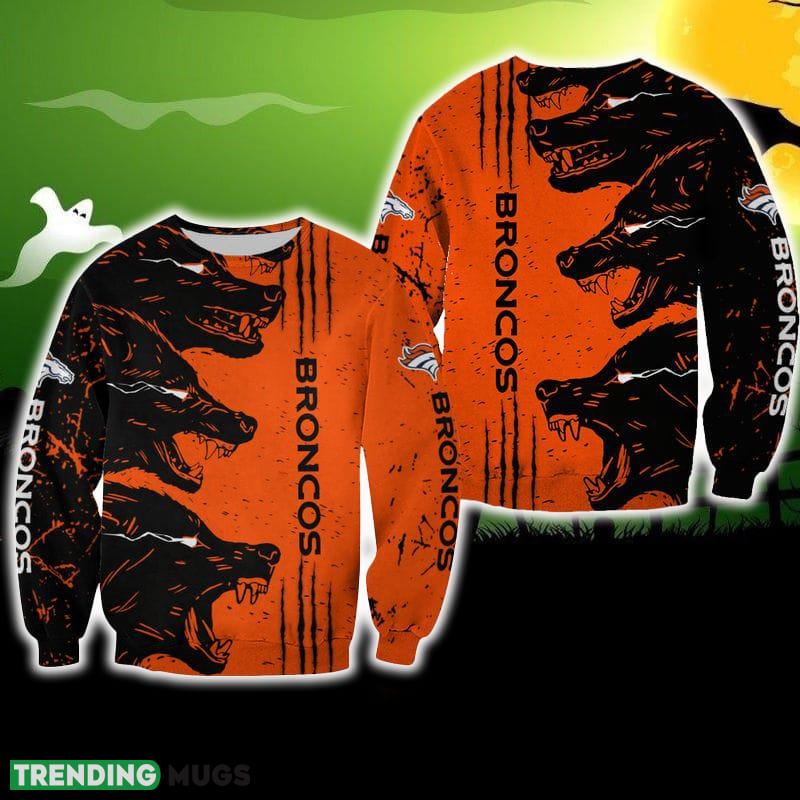 Denver Broncos Halloween Wolf Festive Ugly Sweater For Men And Women Gift Christmas - Denver Broncos Halloween Wolf Festive Ugly Sweater For Men And Women Gift Christmas Denver Broncos Halloween Wolf Festive Ugly Sweater For Men And Women Gift Christmas - Denver Broncos Halloween Wolf Festive Ugly Sweater For Men And Women Gift Christmas