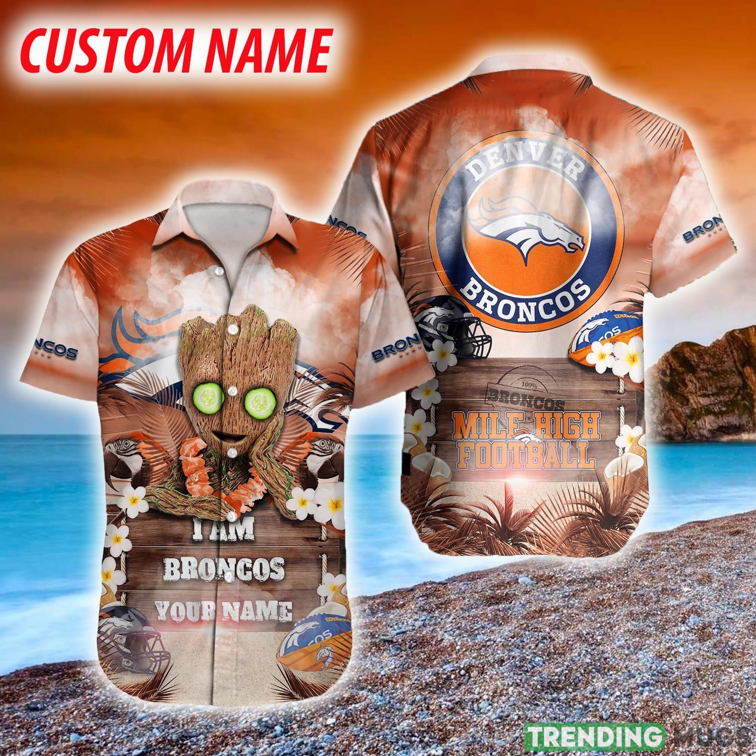 Denver Broncos NFL Hawaiian shirt Groot Funny Color Custom Name For Fans Gift - Denver Broncos NFL Hawaiian shirt Groot Funny Color Custom Name For Fans Gift Denver Broncos NFL Hawaiian shirt Groot Funny Color Custom Name For Fans Gift - Denver Broncos NFL Hawaiian shirt Groot Funny Color Custom Name For Fans Gift