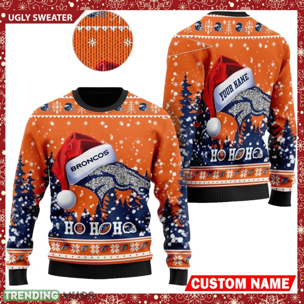 Denver Broncos NFL Santa Claus Hat New Style Personalized Knitted 3D Sweater - Denver Broncos NFL Santa Claus Hat New Style Personalized Knitted 3D Sweater Denver Broncos NFL Santa Claus Hat New Style Personalized Knitted 3D Sweater - Denver Broncos NFL Santa Claus Hat New Style Personalized Knitted 3D Sweater