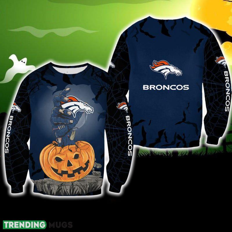 Denver Broncos Zombie's Hand Halloween Cozy Ugly Sweater For Men And Women Gift Christmas 3D Sweater Denver Broncos Zombie's Hand Halloween Cozy Ugly Sweater For Men And Women Gift Christmas - Denver Broncos Zombie's Hand Halloween Cozy Ugly Sweater For Men And Women Gift Christmas