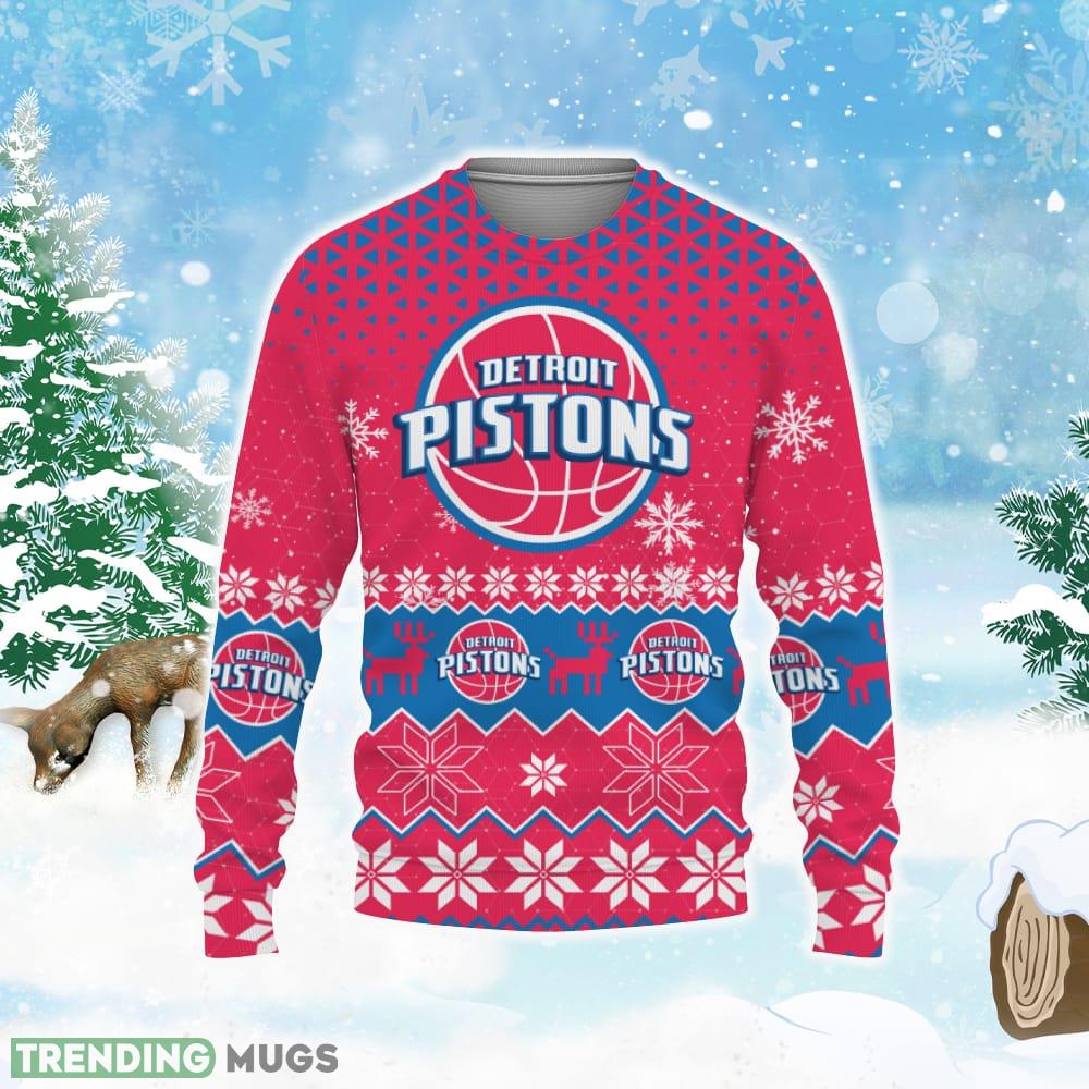 Detroit Pistons Sports Football American Ugly Christmas Sweater Ugly Christmas Sweater 3D Sweater Detroit Pistons Sports Football American Ugly Christmas Sweater Ugly Christmas Sweater 3D Sweater