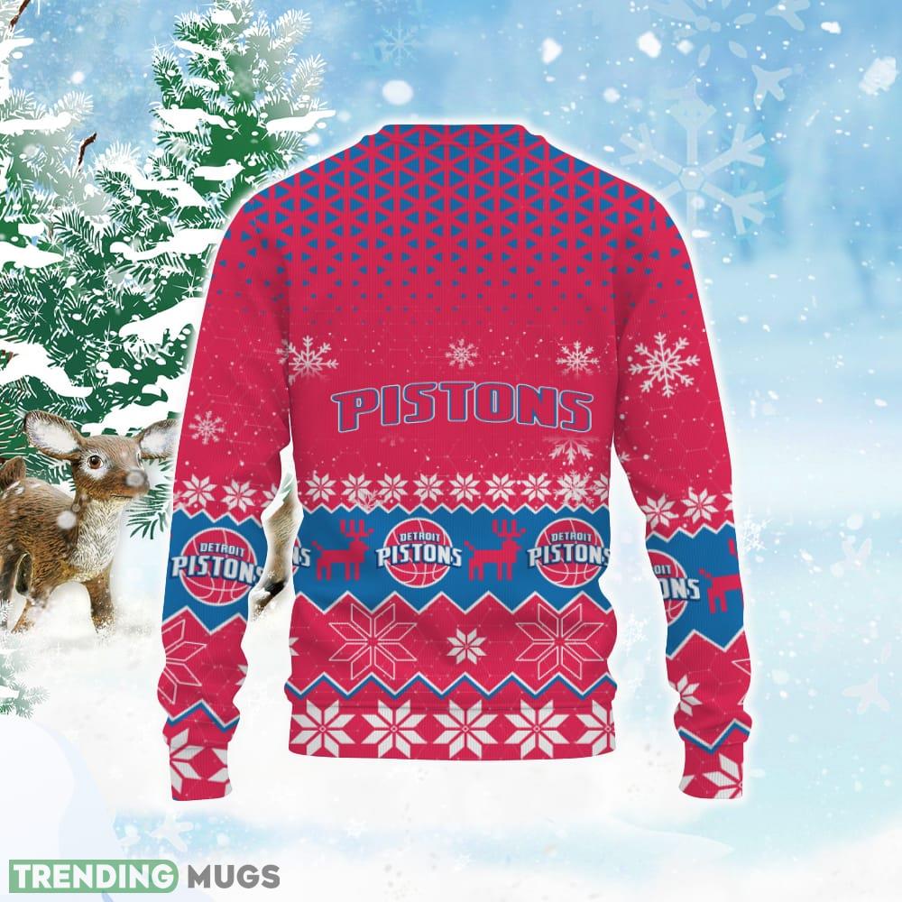 Detroit Pistons Sports Football American Ugly Christmas Sweater Ugly Christmas Sweater 3D Sweater Detroit Pistons Sports Football American Ugly Christmas Sweater Ugly Christmas Sweater 3D Sweater