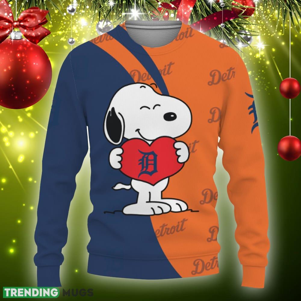 Detroit Tigers Snoopy Cute Heart American Sports Team Knitted Christmas 3D Sweater Gift Holidays - Detroit Tigers Snoopy Cute Heart American Sports Team Sweatshirt-3D Sweatshirt_3 Detroit Tigers Snoopy Cute Heart American Sports Team Knitted Christmas 3D Sweater Gift Holidays - Detroit Tigers Snoopy Cute Heart American Sports Team Sweatshirt-3D Sweatshirt_3