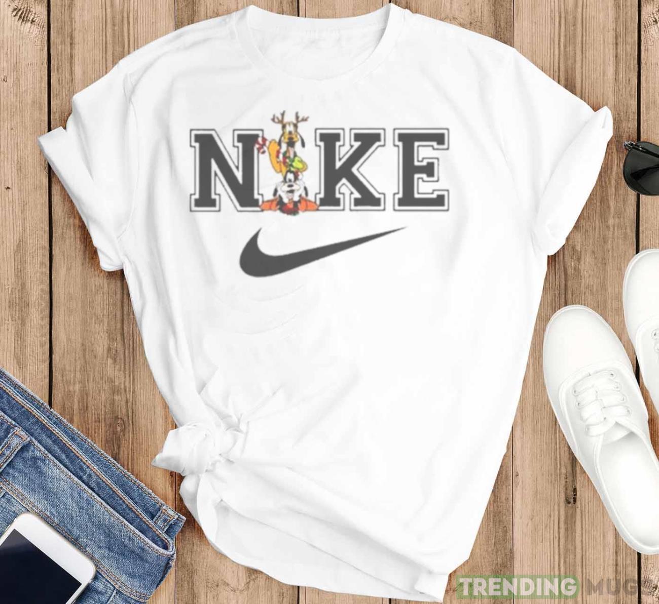 Disney Christmas Family Pluto Nike Logo 2023 Shirt Light Shirt Disney Christmas Family Pluto Nike Logo 2023 Shirt Light Shirt