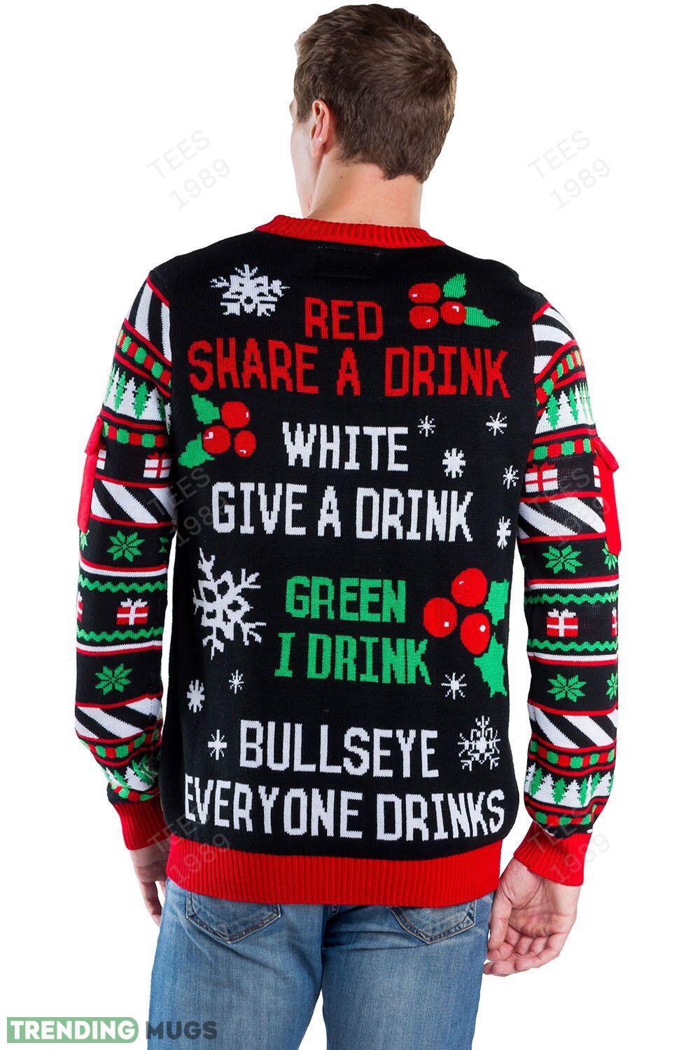 Drinking Game Knitted Xmas Sweater Gift Men And Women 3D Sweater Drinking Game Knitted Xmas Sweater Gift Men And Women 3D Sweater