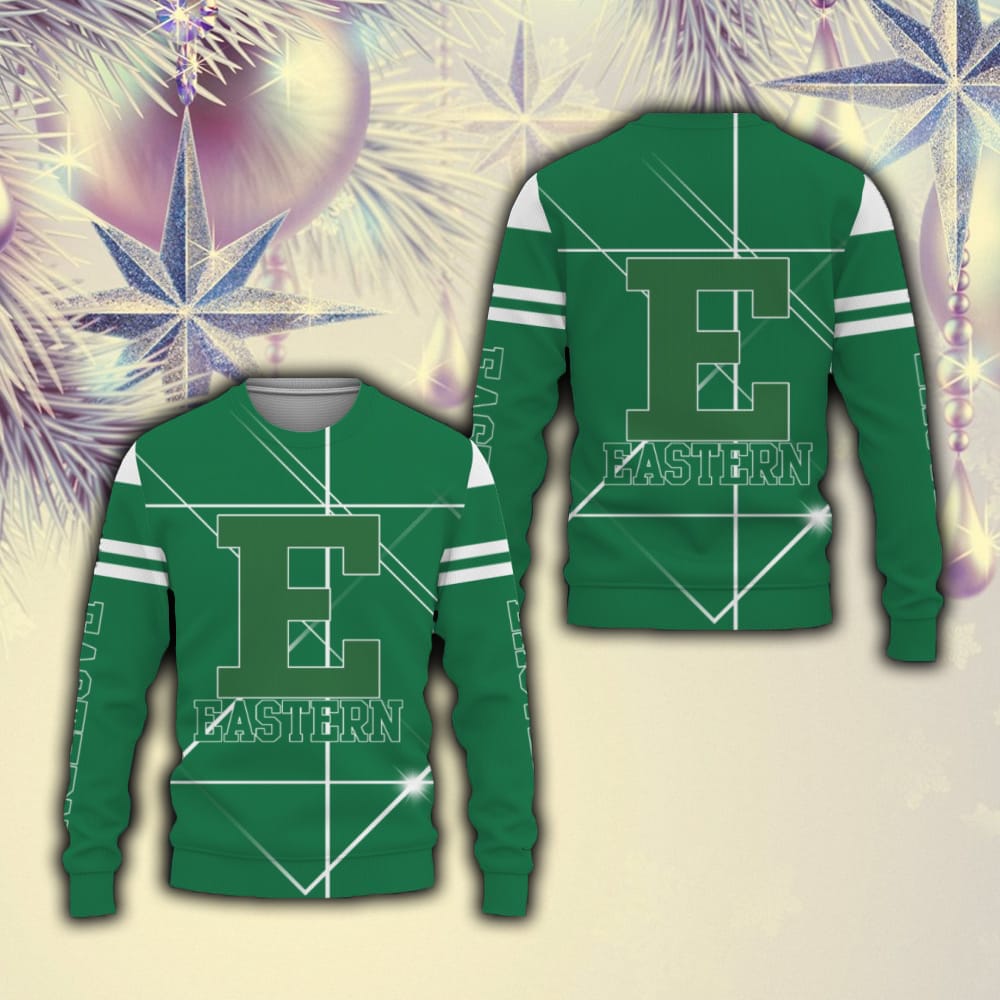 Eastern Michigan Eagles American Football Sport Light Ugly Christmas Sweater Men And Women Gift For Fans Holidays - 201023-113042 Eastern Michigan Eagles American Football Sport Light Ugly Christmas Sweater Men And Women Gift For Fans Holidays - 201023-113042