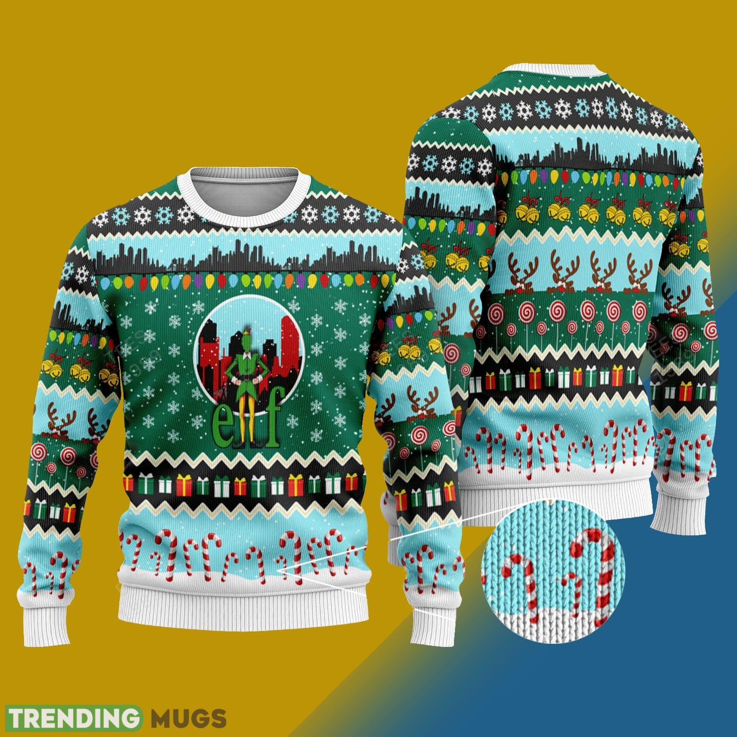 Elf Christmas - HOT SALE 3D PRINTED Knitted Xmas Sweater Gift Men And Women - Elf Christmas - HOT SALE 3D PRINTED Photo 1 Elf Christmas - HOT SALE 3D PRINTED Knitted Xmas Sweater Gift Men And Women - Elf Christmas - HOT SALE 3D PRINTED Photo 1