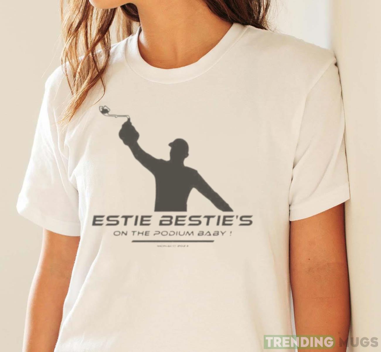 Estie Bestie’S On The Podium Baby Monaco 2023 Shirt Light Shirt Estie Bestie’S On The Podium Baby Monaco 2023 Shirt Light Shirt