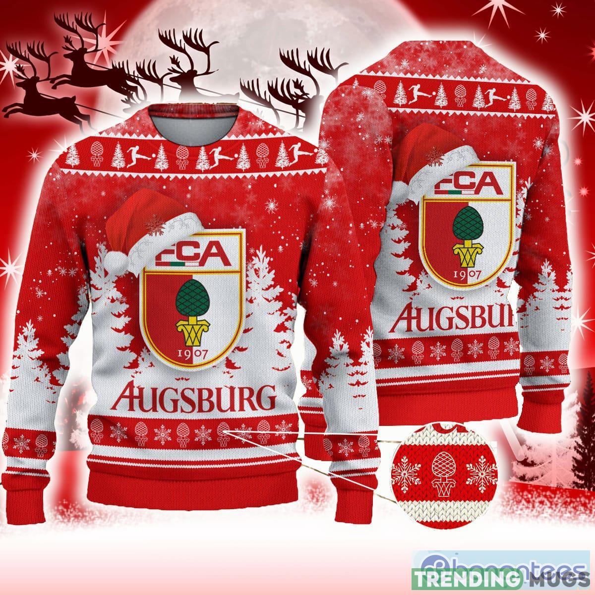 FC Augsburg Red Nutcracker 3D Sweater All Over Printed For Men And Women Gift Christmas Holiday - FC Augsburg 3D Sweater Photo 1 FC Augsburg Red Nutcracker 3D Sweater All Over Printed For Men And Women Gift Christmas Holiday - FC Augsburg 3D Sweater Photo 1