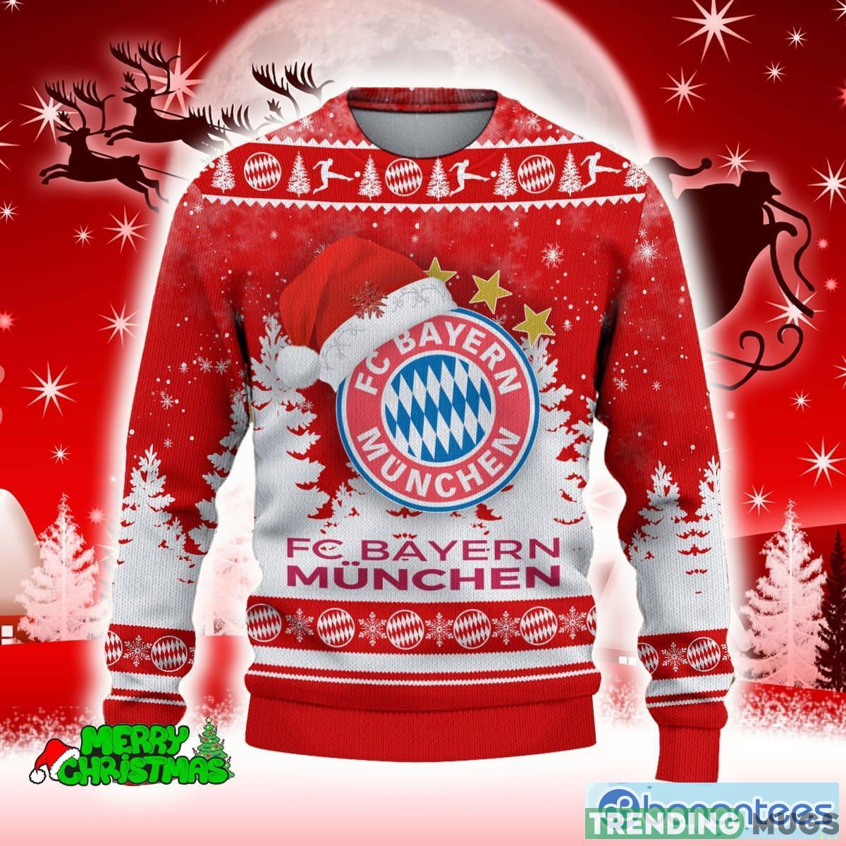 FC Bayern Munchen Red Chimney 3D Sweater All Over Printed For Men And Women Gift Christmas Holiday 3D Sweater FC Bayern Munchen Red Chimney 3D Sweater All Over Printed For Men And Women Gift Christmas Holiday 3D Sweater