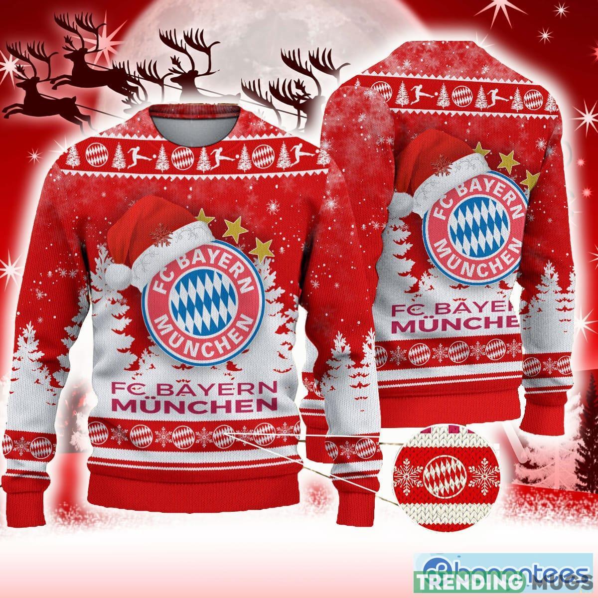 FC Bayern Munchen Red Chimney 3D Sweater All Over Printed For Men And Women Gift Christmas Holiday - FC Bayern Munchen 3D Sweater Photo 1 FC Bayern Munchen Red Chimney 3D Sweater All Over Printed For Men And Women Gift Christmas Holiday - FC Bayern Munchen 3D Sweater Photo 1