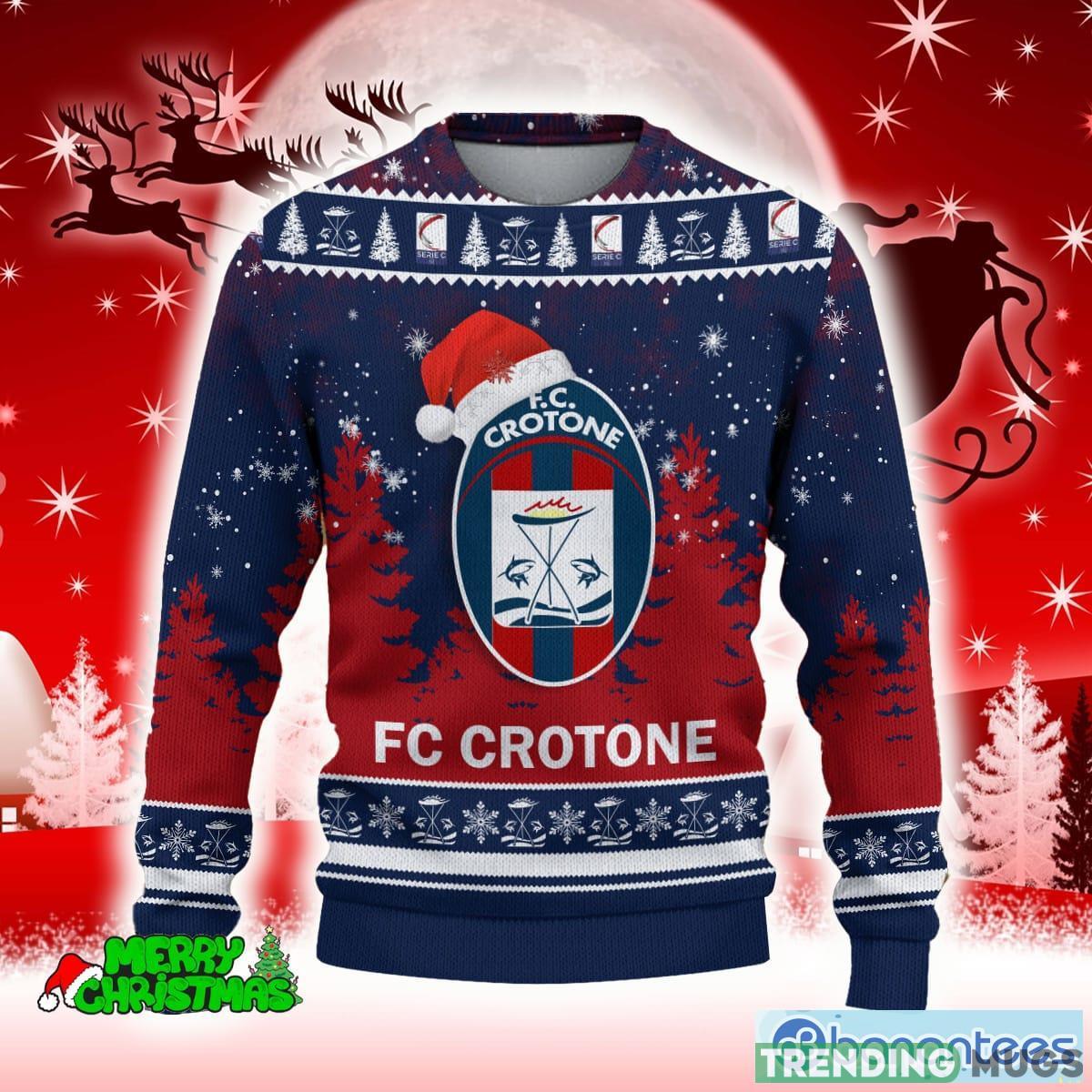FC Crotone Claus 3D Sweater All Over Printed For Men And Women Gift Christmas Holiday 3D Sweater FC Crotone Claus 3D Sweater All Over Printed For Men And Women Gift Christmas Holiday 3D Sweater