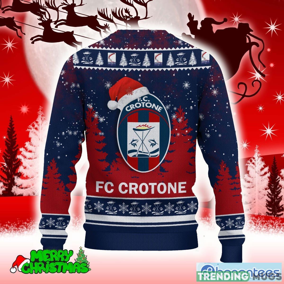 FC Crotone Claus 3D Sweater All Over Printed For Men And Women Gift Christmas Holiday 3D Sweater FC Crotone Claus 3D Sweater All Over Printed For Men And Women Gift Christmas Holiday 3D Sweater