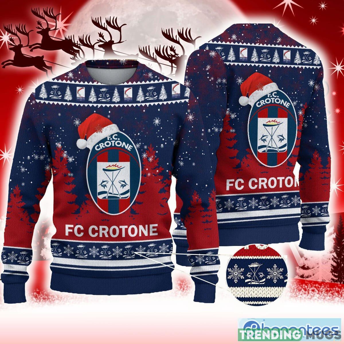 FC Crotone Claus 3D Sweater All Over Printed For Men And Women Gift Christmas Holiday - FC Crotone 3D Sweater Photo 1 FC Crotone Claus 3D Sweater All Over Printed For Men And Women Gift Christmas Holiday - FC Crotone 3D Sweater Photo 1