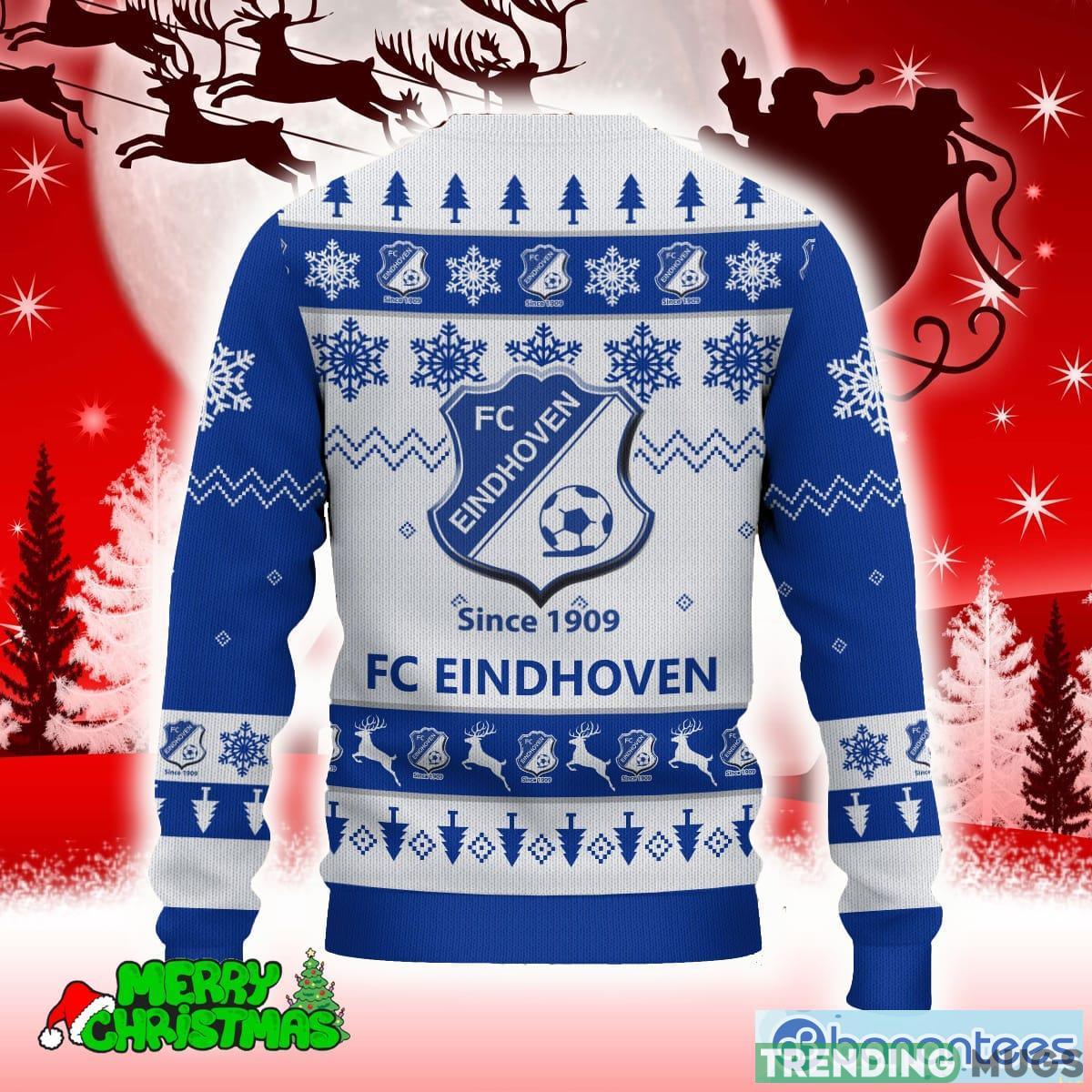 FC Eindhoven Blue Carols 3D Sweater All Over Printed For Men And Women Gift Christmas Holiday 3D Sweater FC Eindhoven Blue Carols 3D Sweater All Over Printed For Men And Women Gift Christmas Holiday 3D Sweater