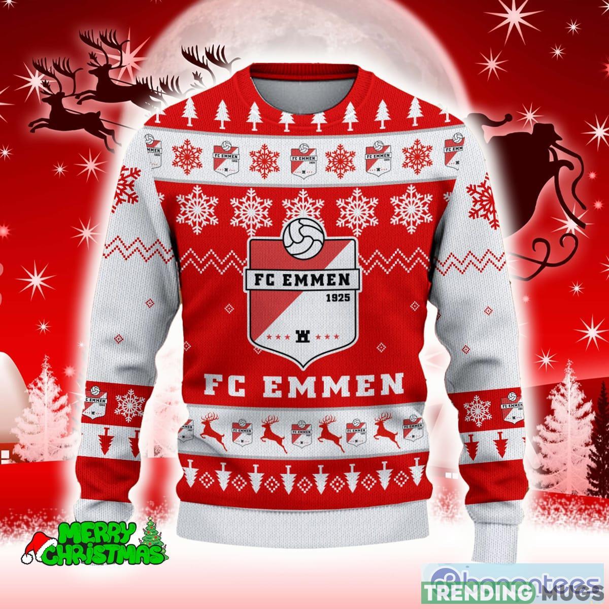 FC Emmen Red Cookies 3D Sweater All Over Printed For Men And Women Gift Christmas Holiday 3D Sweater FC Emmen Red Cookies 3D Sweater All Over Printed For Men And Women Gift Christmas Holiday 3D Sweater