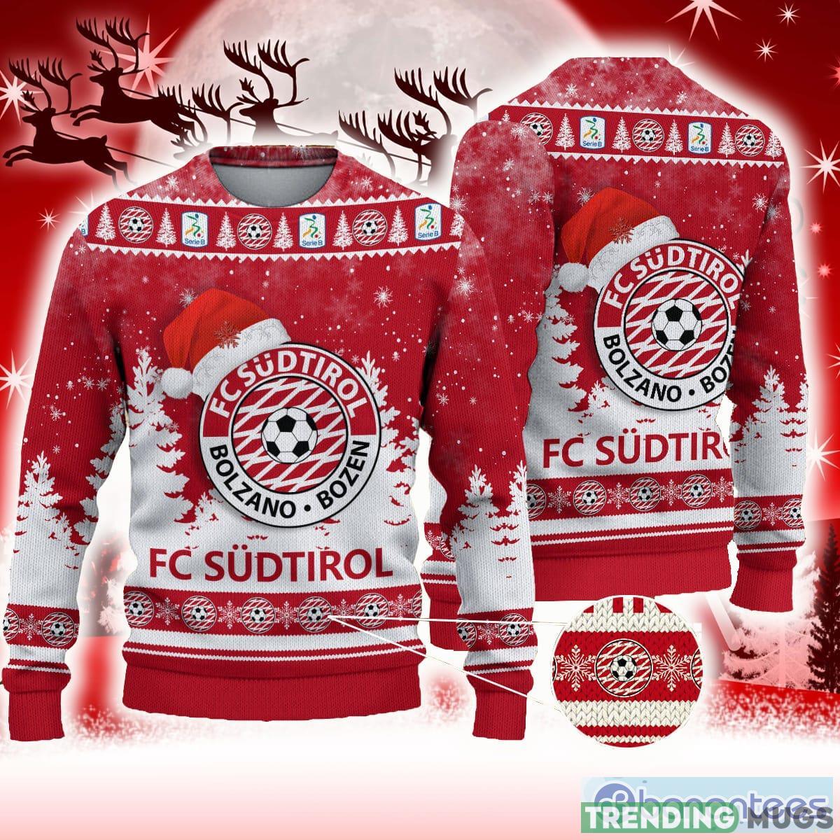 FC Südtirol Red Winterize 3D Sweater All Over Printed For Men And Women Gift Christmas Holiday - FC Südtirol 3D Sweater Photo 1 FC Südtirol Red Winterize 3D Sweater All Over Printed For Men And Women Gift Christmas Holiday - FC Südtirol 3D Sweater Photo 1