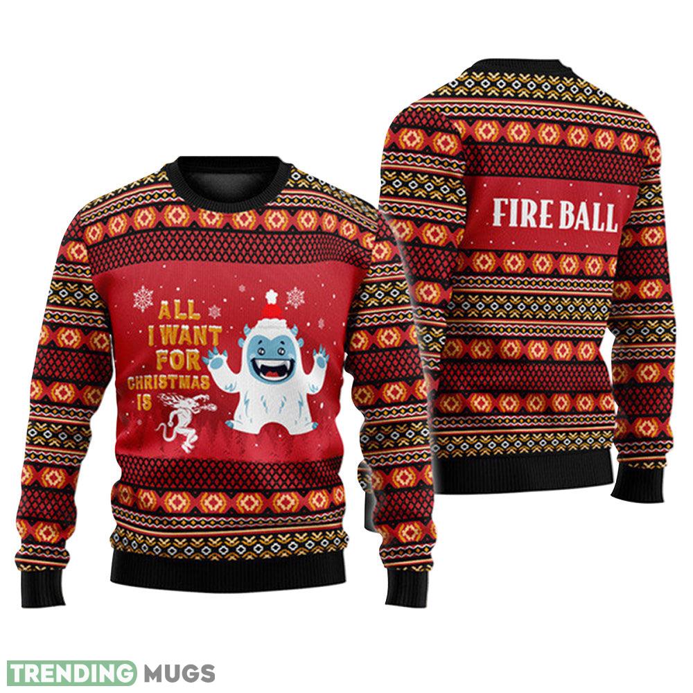 Fireball All I Want For Is Knitted 3D Sweater Gift For Xmas - Fireball All I Want For Is Knitted 3D Sweater Gift For Xmas Fireball All I Want For Is Knitted 3D Sweater Gift For Xmas - Fireball All I Want For Is Knitted 3D Sweater Gift For Xmas